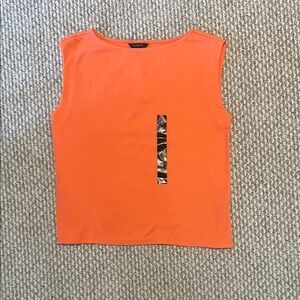 NWT: Orange Sleeveless Women's Top